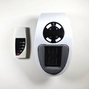 Small Portable Electric Heater, Plug In, Lots of heat, Remote Control